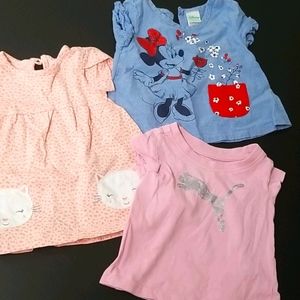 Baby girl shirt bundle